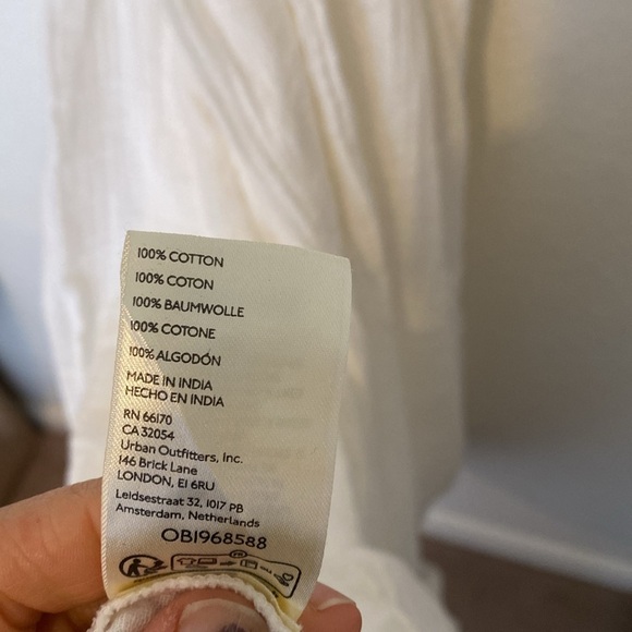 FREE PEOPLE sweet nothings midi dress in marshmallow Medium - Picture 11 of 11